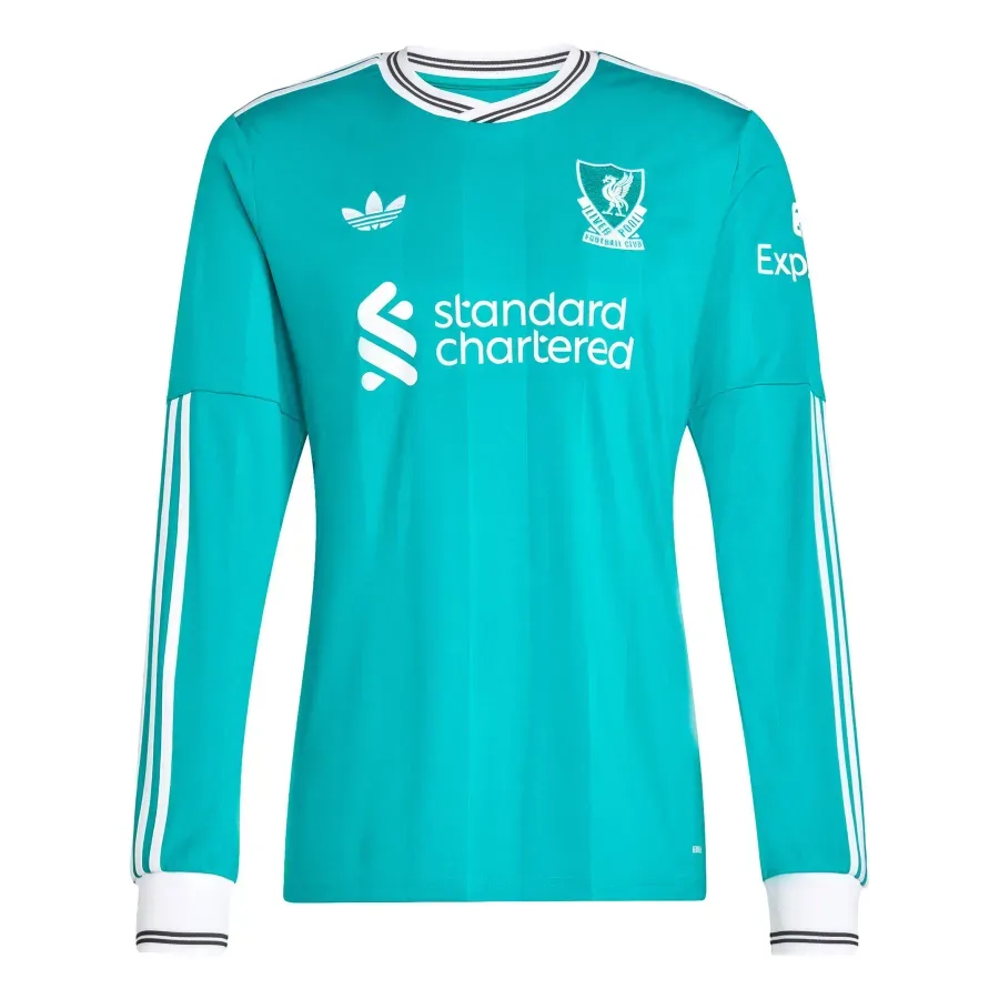 Maillot Third manches longues Liverpool 2025-2026 — Vert