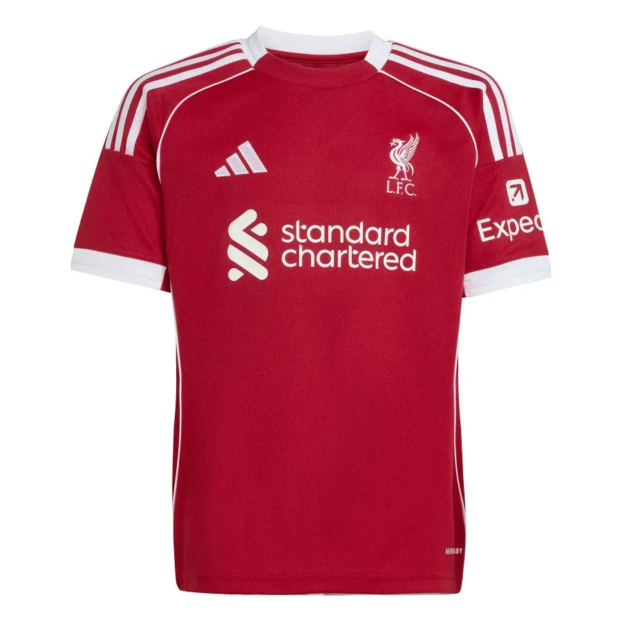 Maillot Domicile enfant Liverpool 2025-2026 — Rouge