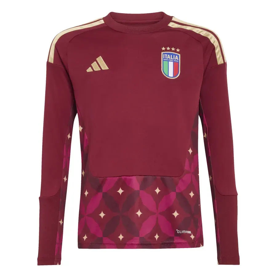 Maillot Domicile manches longues enfant Italie 2026-2027 — Rouge