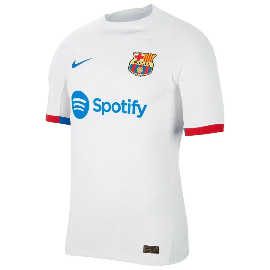 Maillot Extérieur Authentique Fc Barcelone 2023-2024 — Blanc