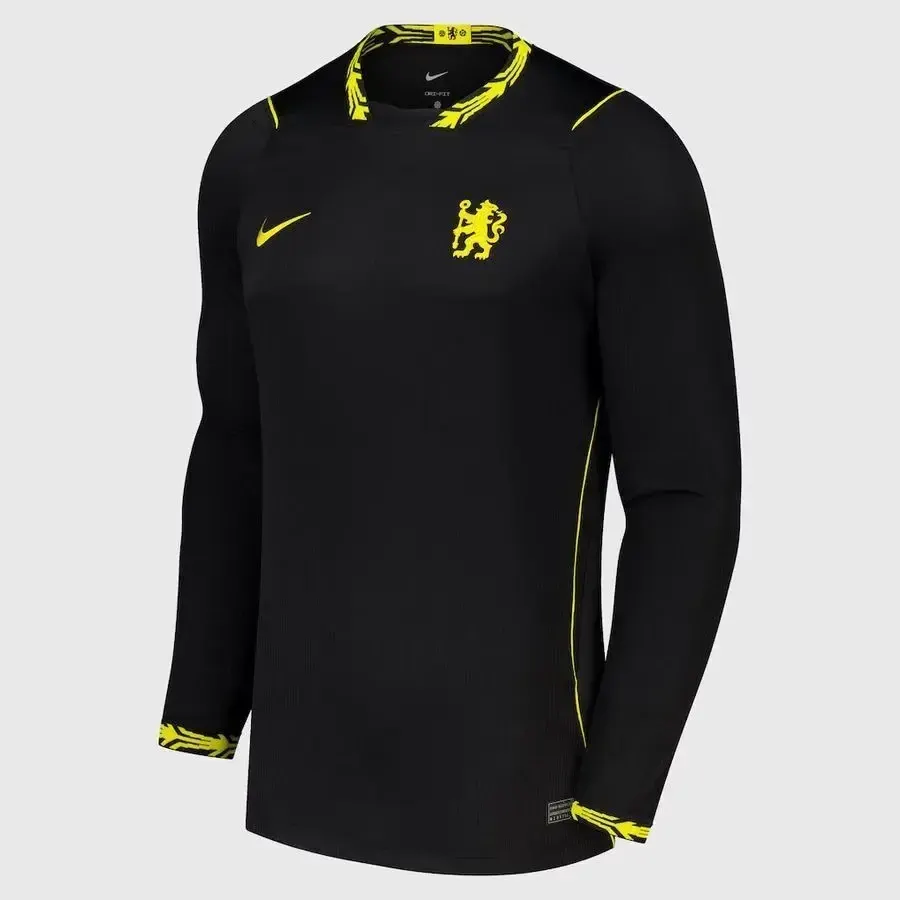Maillot Extérieur manches longues Chelsea 2026-2027 — Noir