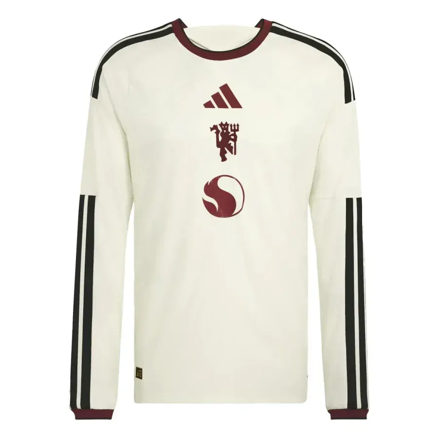 Maillot Third Authentique manches longues Manchester United 2026-2027 — Beige