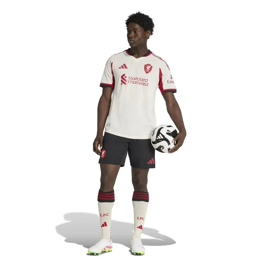 Maillot Extérieur Authentique Liverpool 2025-2026 — Blanc