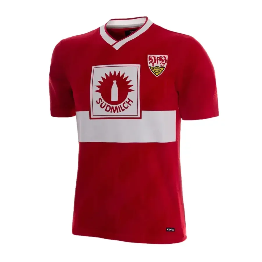 Maillot Extérieur Stuttgart 1987-1988 — Rouge