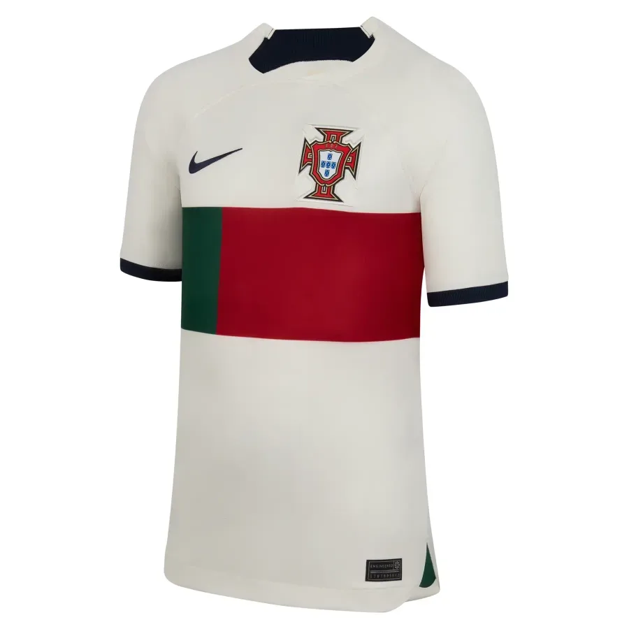 Maillot Extérieur enfant Portugal 2022-2023 — Blanc
