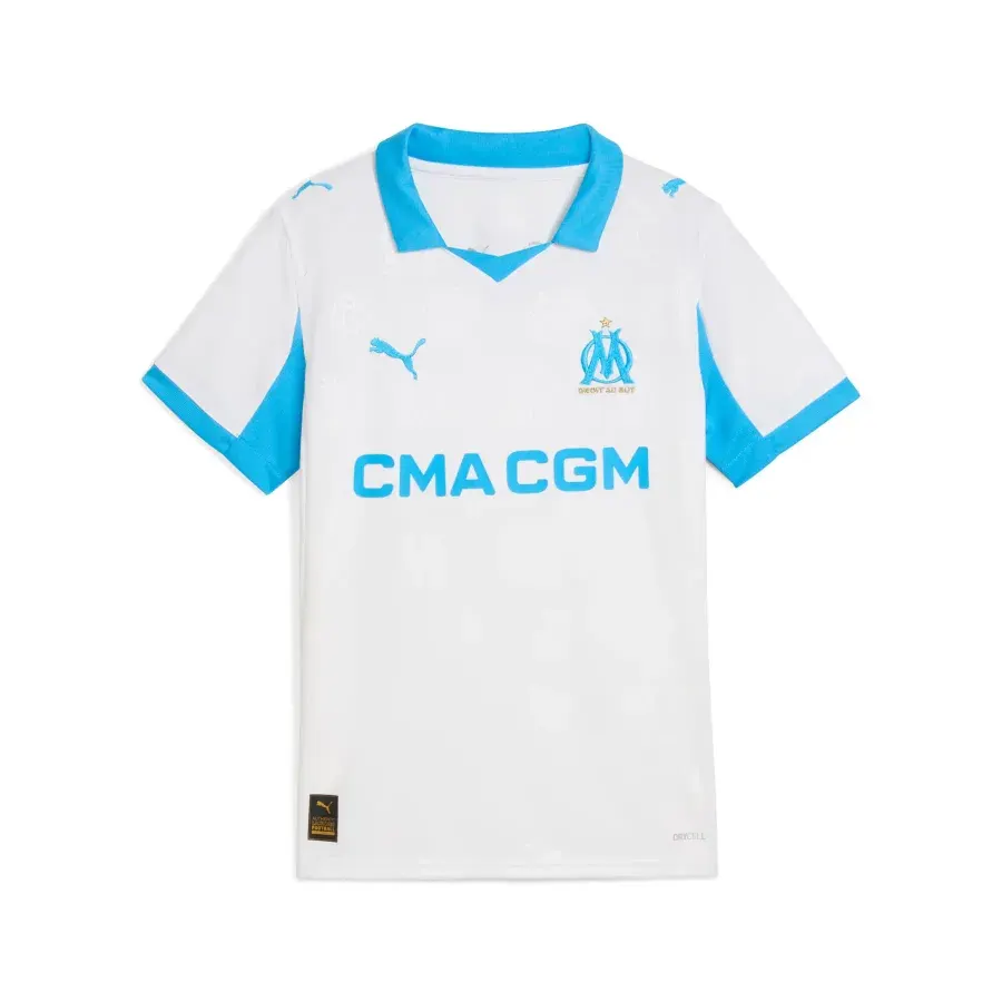 Maillot Domicile enfant Om 2025-2026 — Blanc
