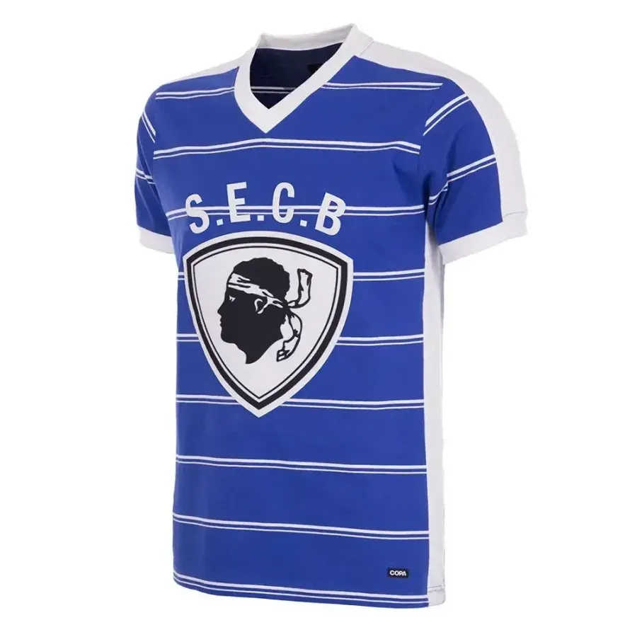 Maillot Sc Bastia 1981-1982 — Bleu
