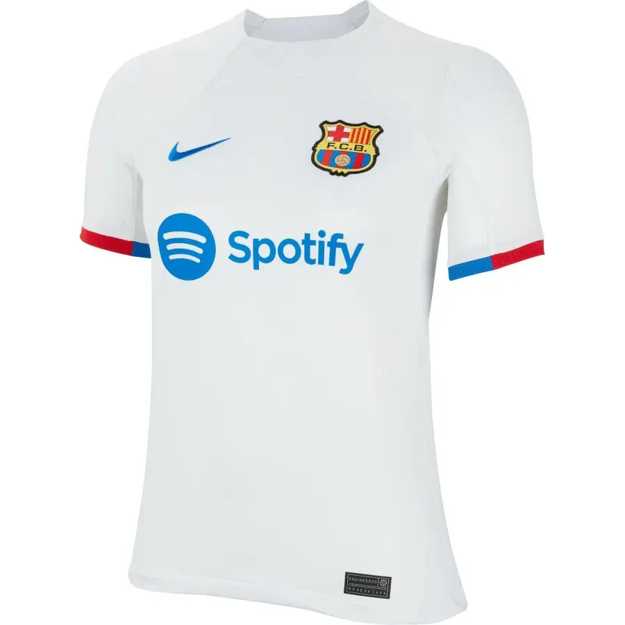 Maillot Extérieur enfant Fc Barcelone 2023-2024 — Blanc