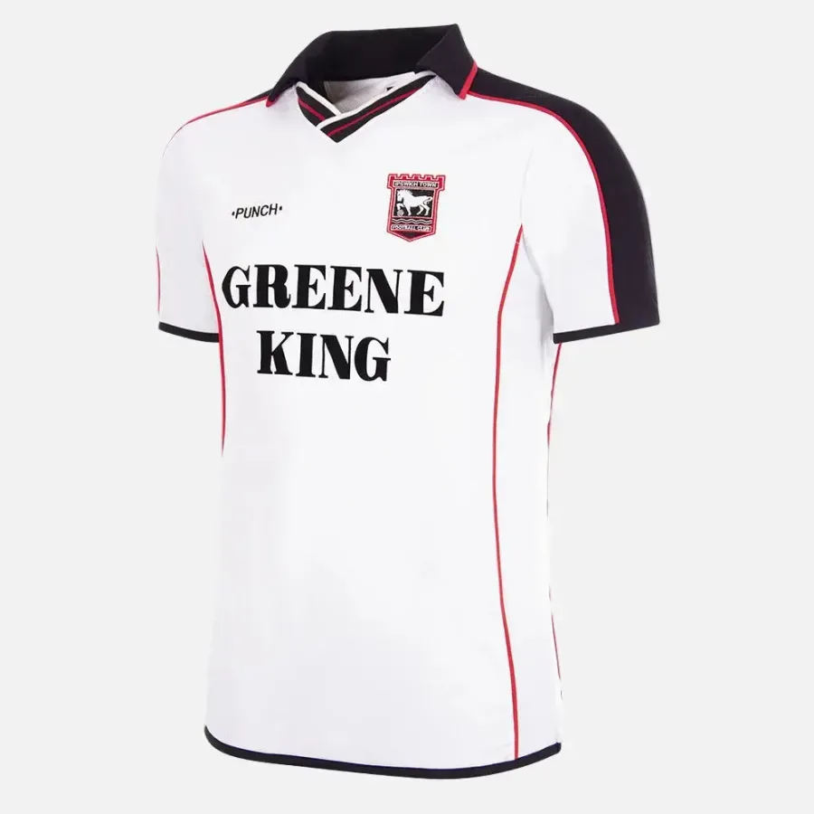 Maillot Extérieur Ipswich Town 2001-2002 — Blanc