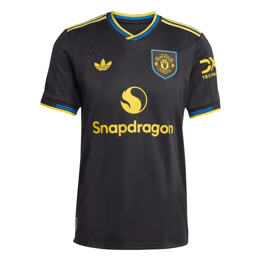 Maillot Third Authentique Manchester United 2025-2026 — Noir