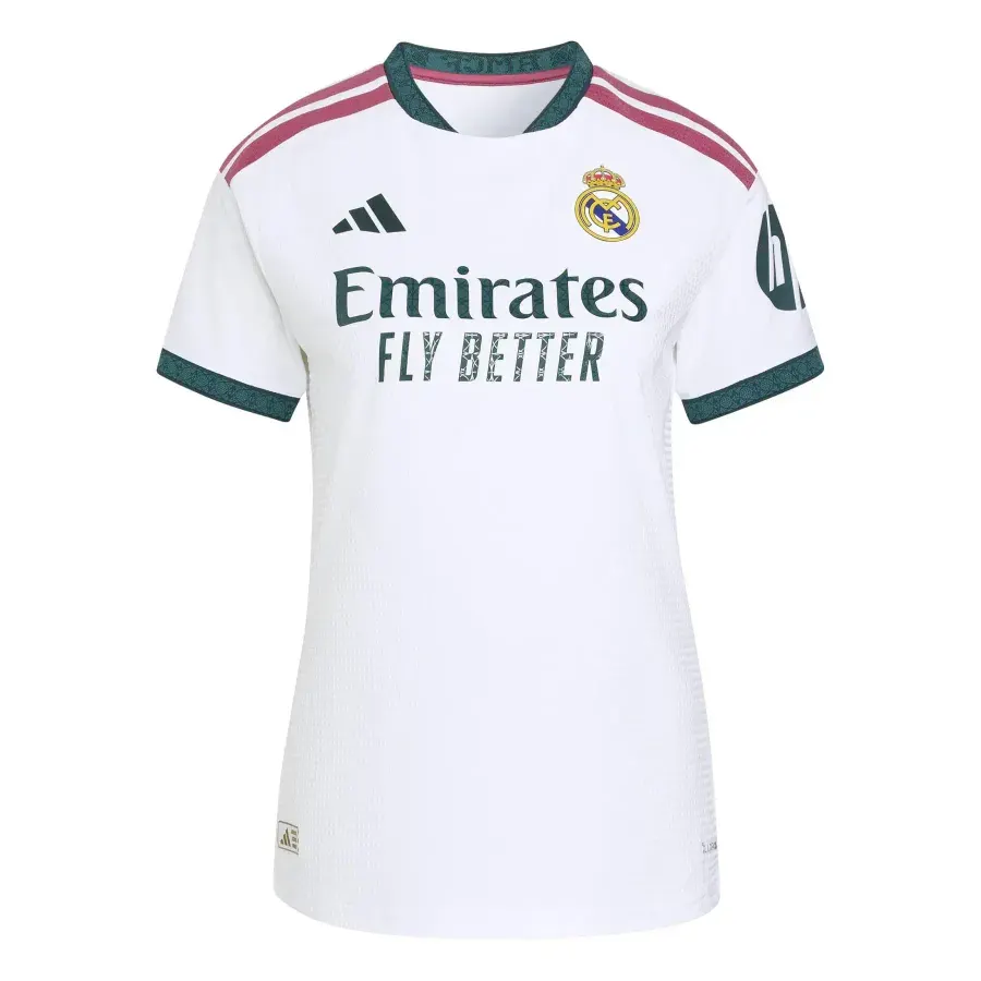 Maillot Domicile Authentique femme Real Madrid 2026-2027 — Blanc