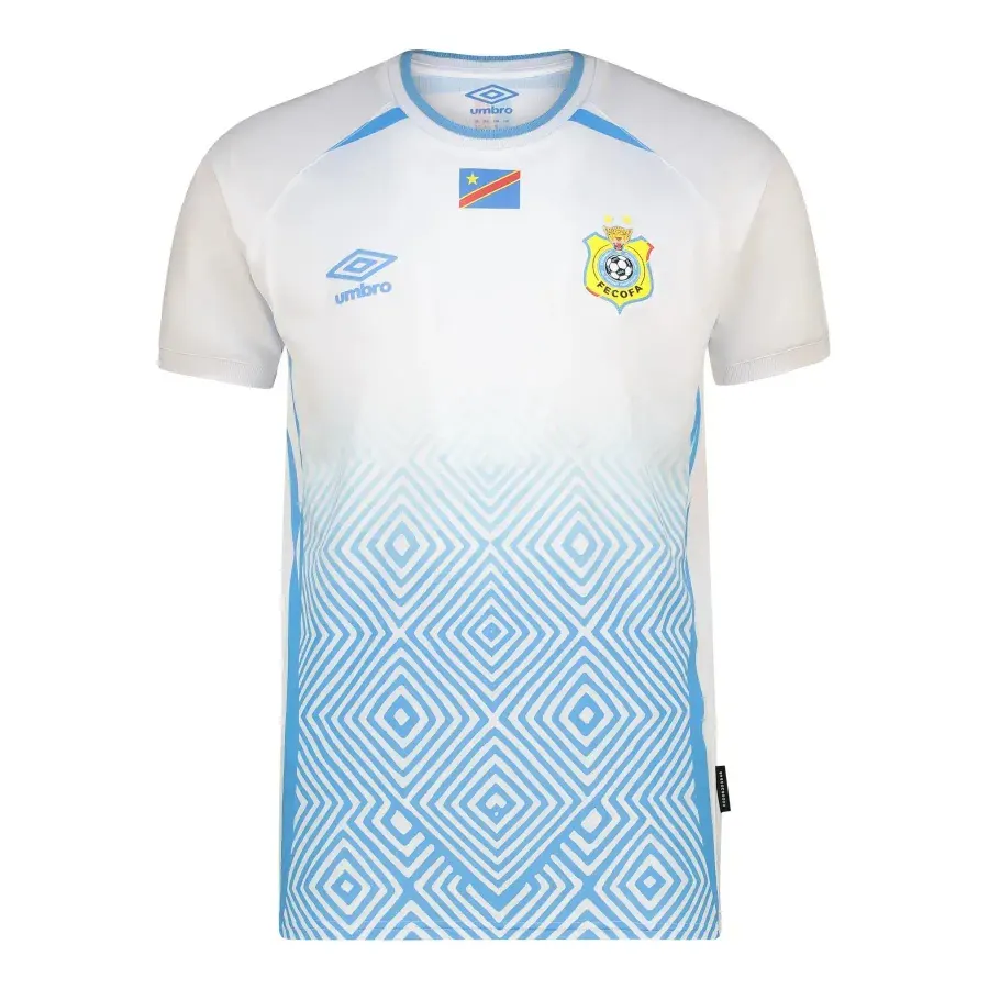 Maillot Extérieur Authentique Rd Congo 2026-2027 — Blanc