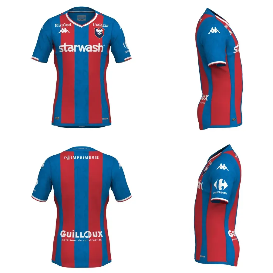 Maillot Domicile Sm Caen 2023-2024 — Bleu