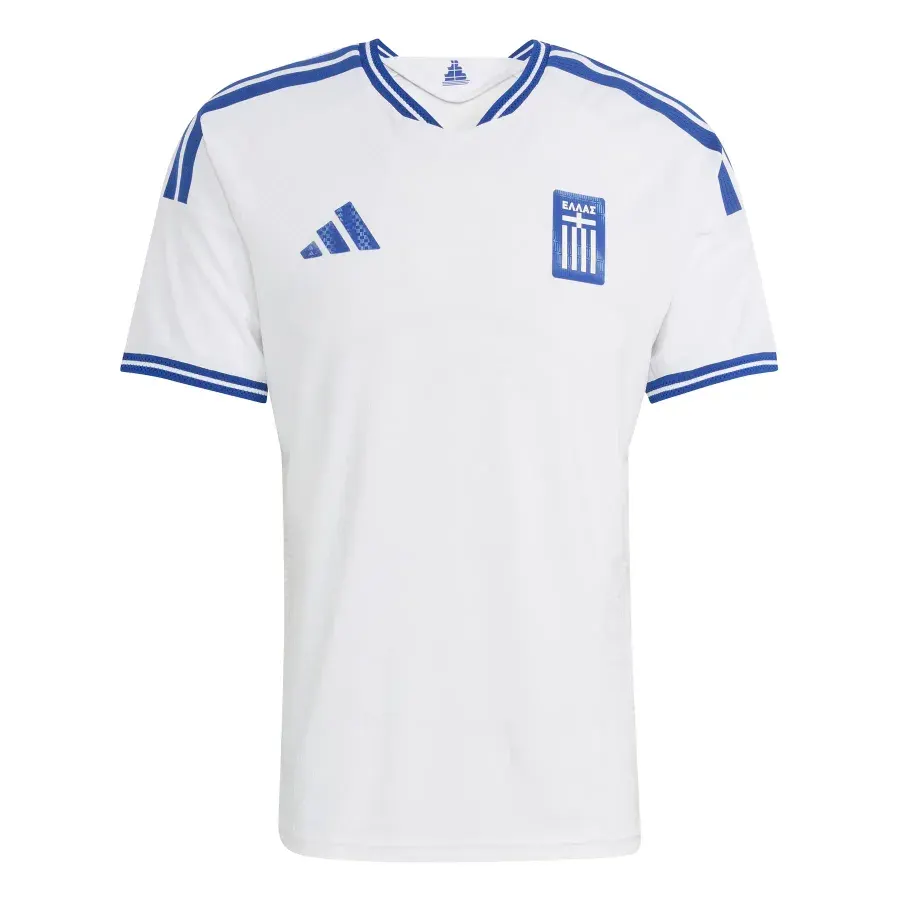 Maillot Domicile Authentique Grece 2026-2027 — Blanc