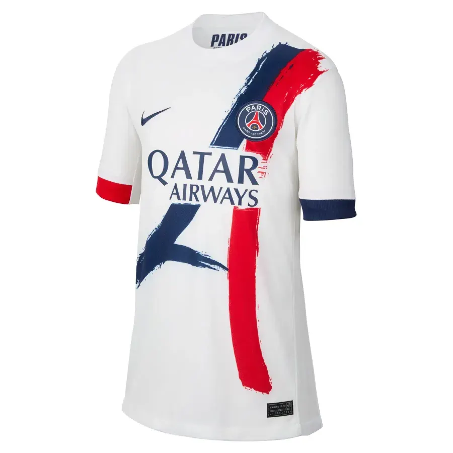 Maillot Extérieur enfant Psg 2025-2026 — Blanc