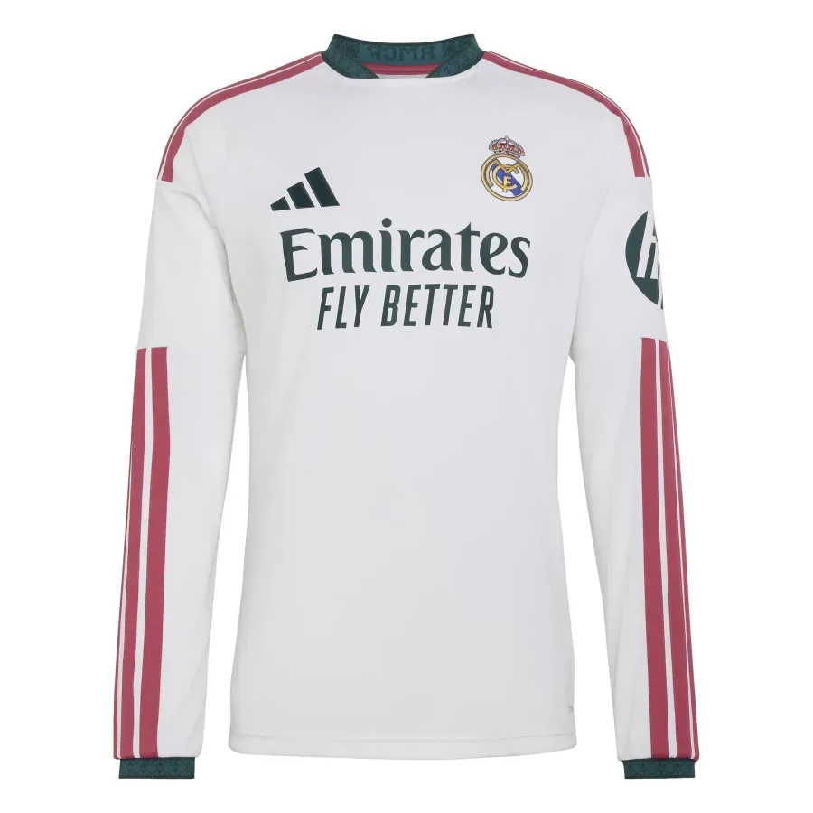 Maillot Domicile manches longues Real Madrid 2026-2027 — Blanc