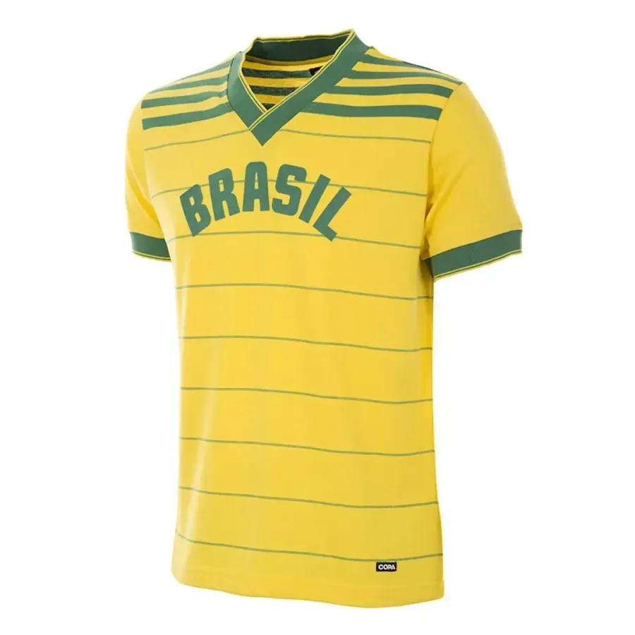 Maillot Bresil 1984-1985 — Jaune
