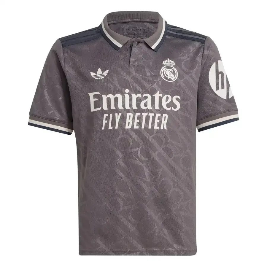 Maillot Third enfant Real Madrid 2024-2025 — Gris