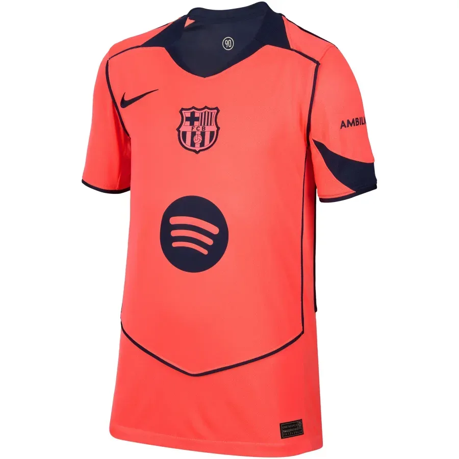 Maillot Third enfant Fc Barcelone 2025-2026 — Orange