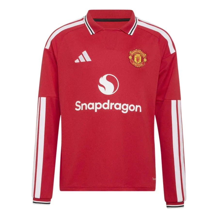 Maillot Domicile manches longues enfant Manchester United 2026-2027 — Rouge