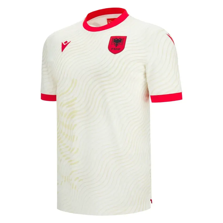Maillot Extérieur Authentique Albanie 2026-2027 — Blanc