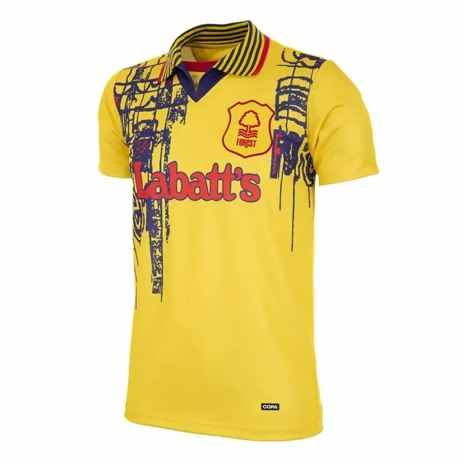 Maillot Extérieur Nottingham Forest 1995-1996 — Jaune