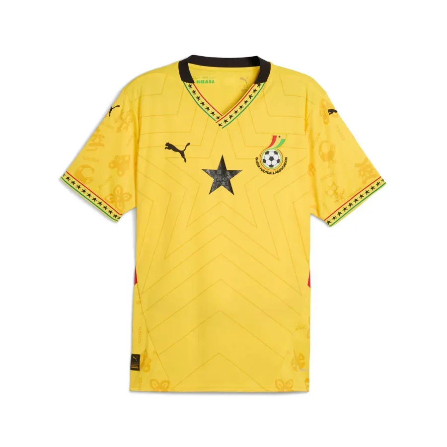 Maillot Extérieur Ghana 2025-2026 — Jaune