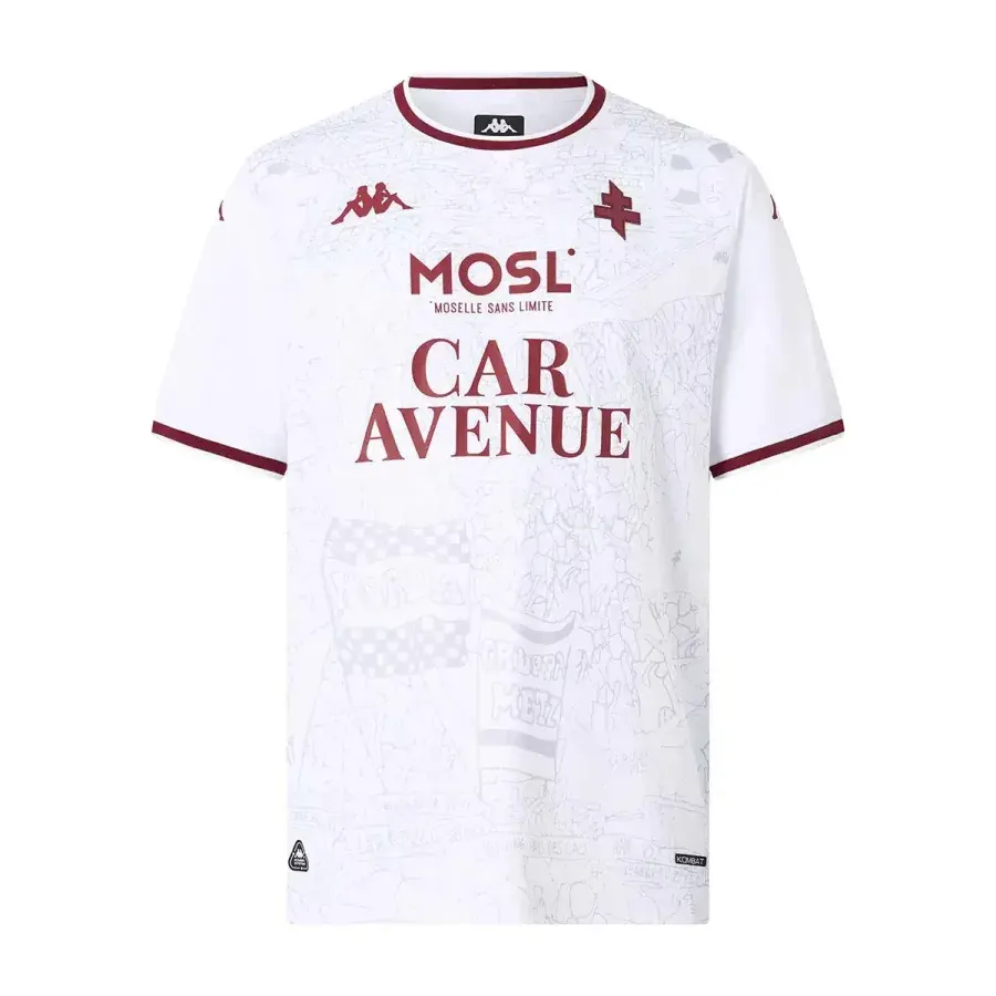 Maillot Extérieur Fc Metz 2025-2026 — Blanc
