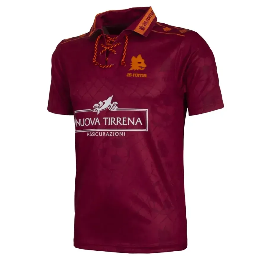 Maillot Domicile As Roma 1994-1995 — Rouge