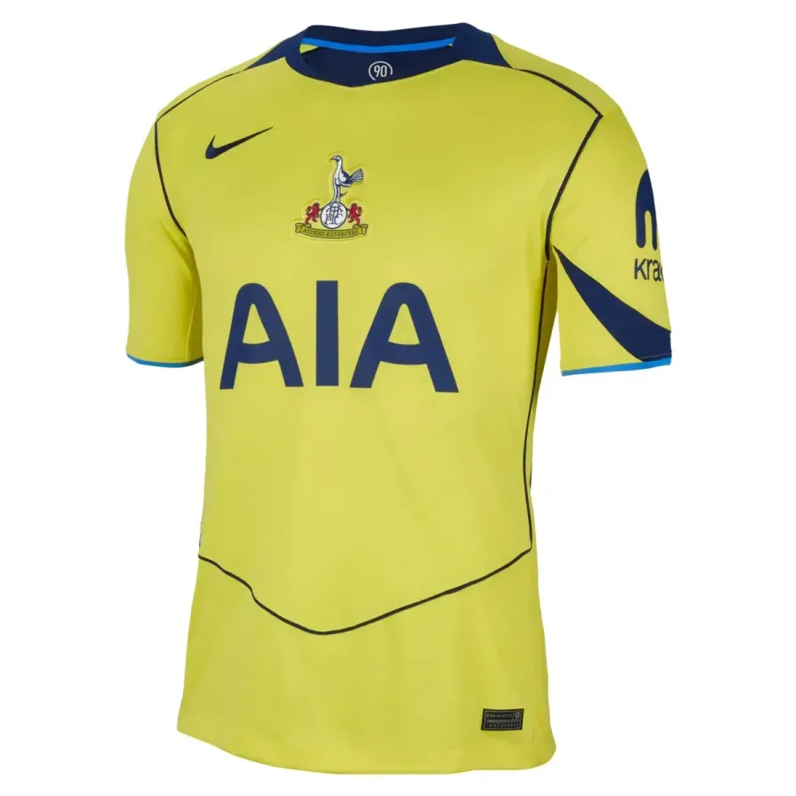 Maillot Third Tottenham 2025-2026 — Jaune