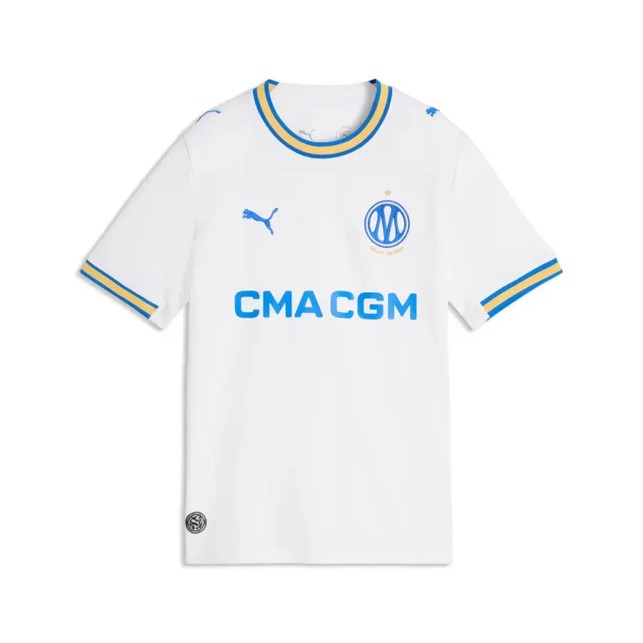 Maillot Domicile enfant Om 2026-2027 — Blanc
