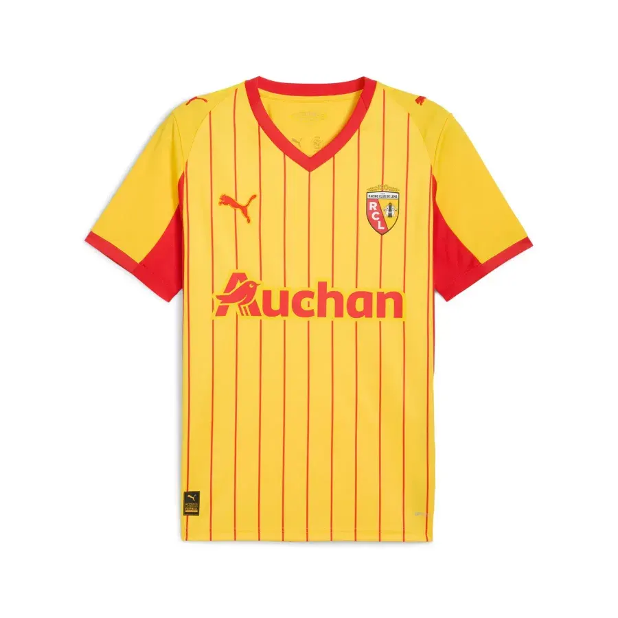 Maillot Domicile Rc Lens 2025-2026 — Jaune