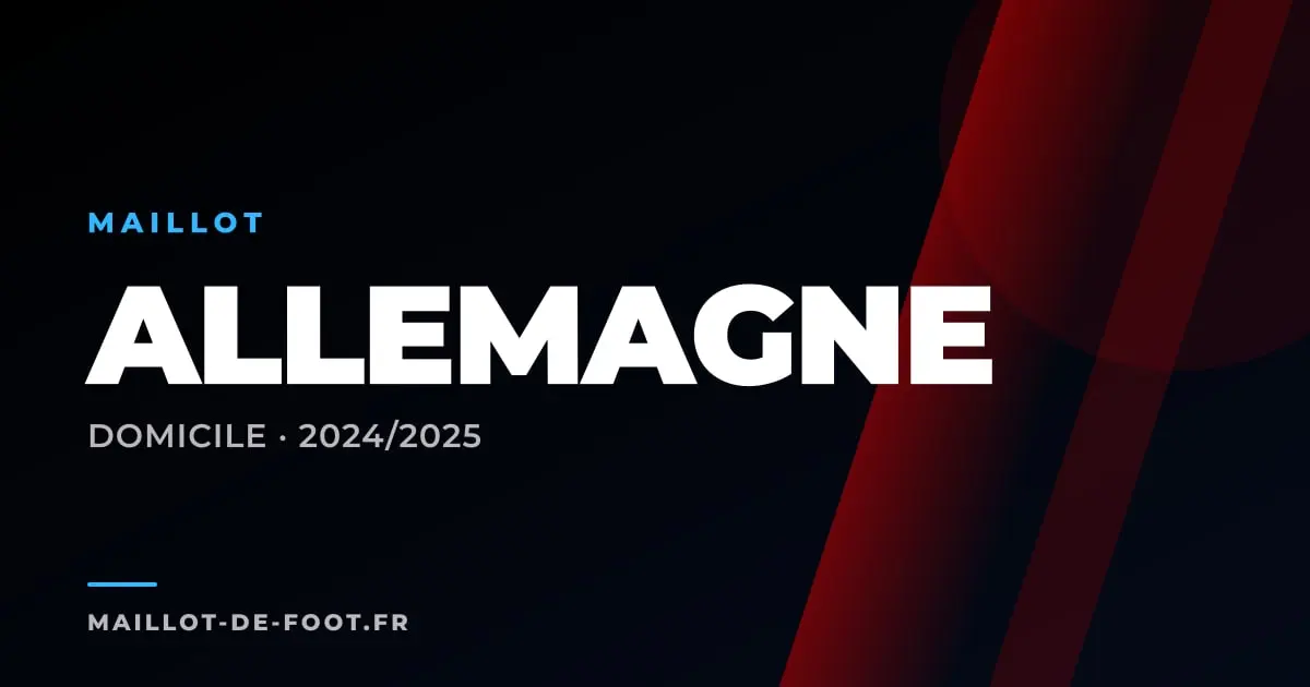 Maillot domicile Allemagne 2024-2025 blanc Adidas