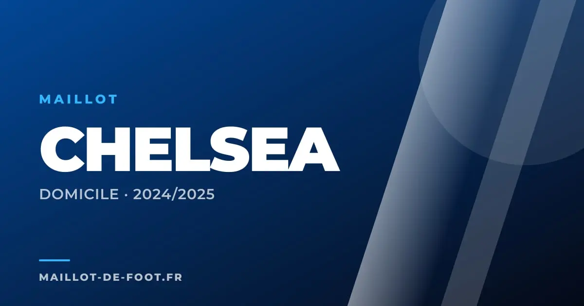 Maillot domicile Chelsea FC 2024-2025 bleu royal Nike