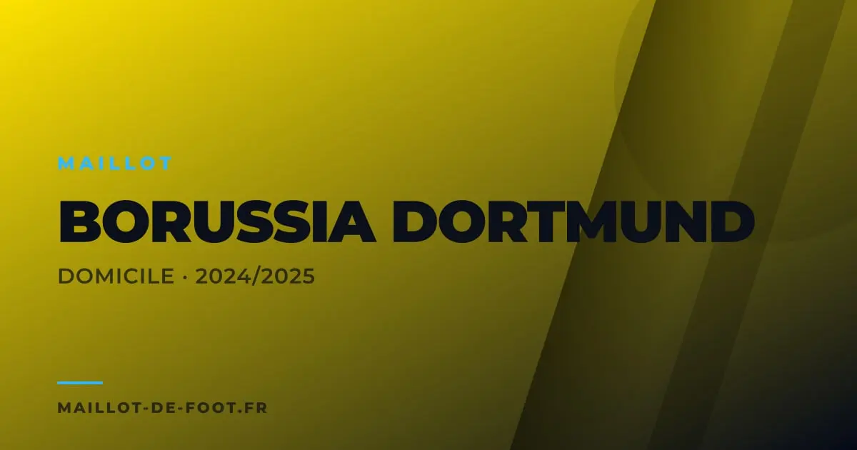 Maillot domicile Borussia Dortmund 2024-2025 jaune Puma