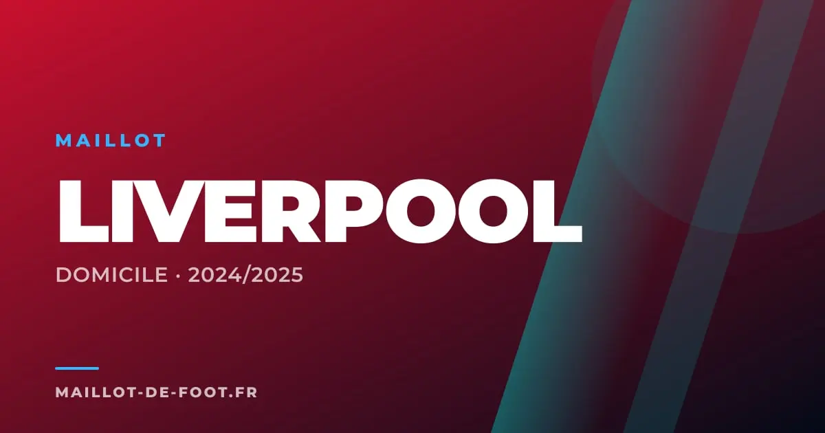 Maillot domicile Liverpool FC 2024-2025 rouge Nike