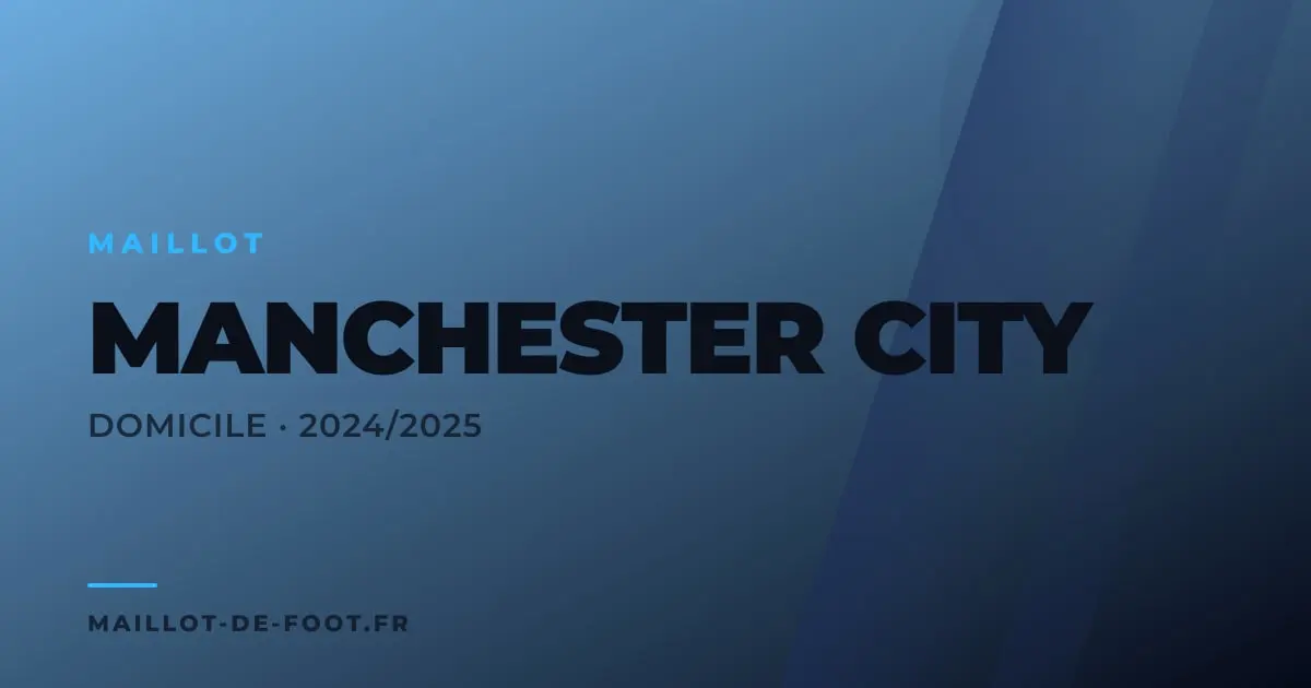 Maillot domicile Manchester City 2024-2025 bleu ciel Puma