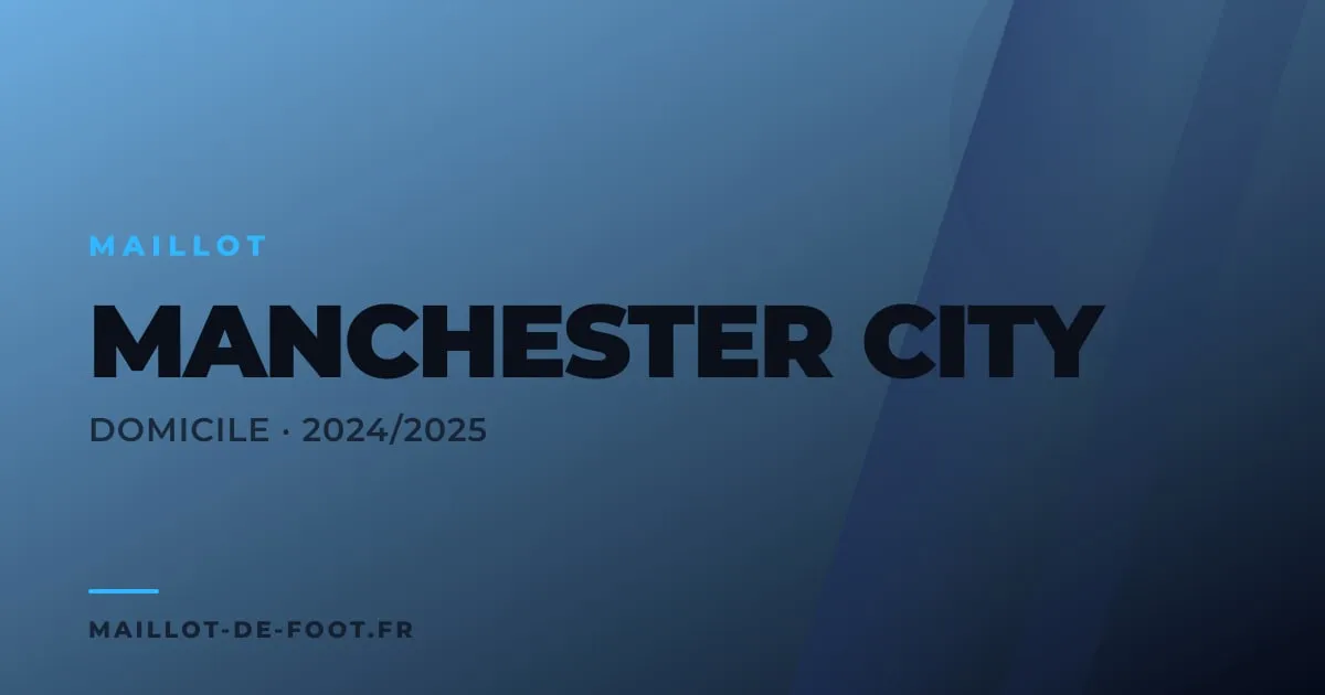 Maillot domicile Manchester City 2024-2025 bleu ciel Puma