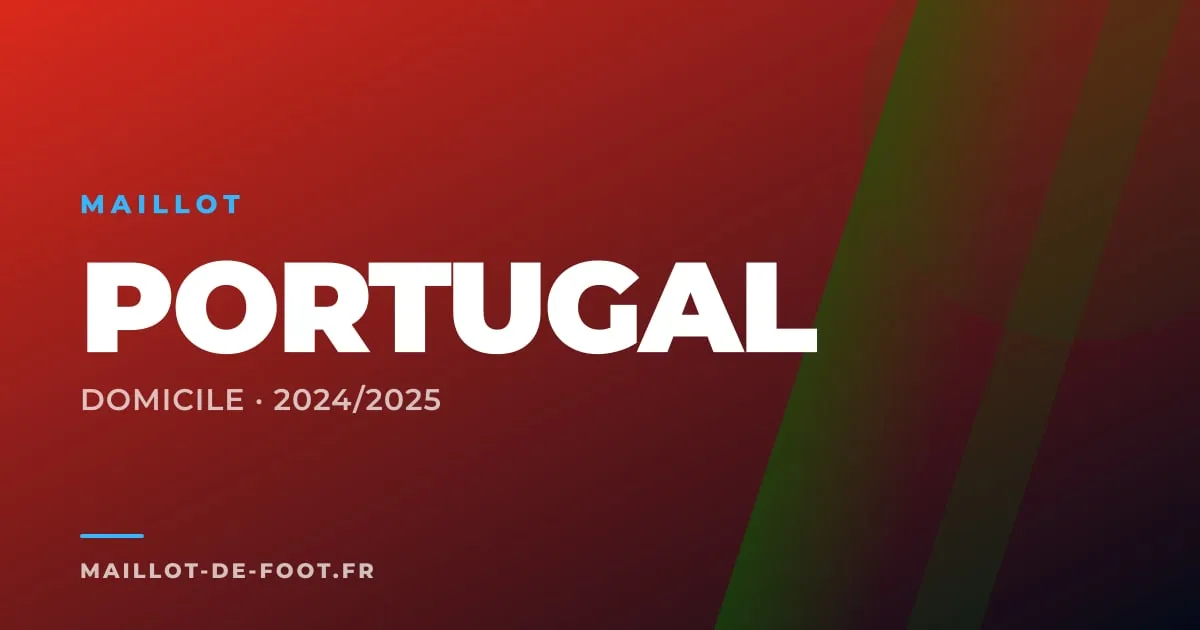 Maillot domicile Portugal 2024-2025 rouge Nike