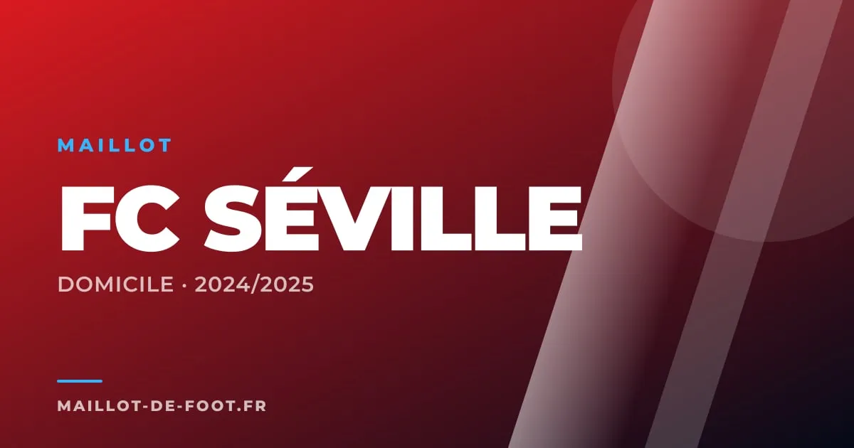 Maillot domicile FC Séville 2024-2025 blanc Castore