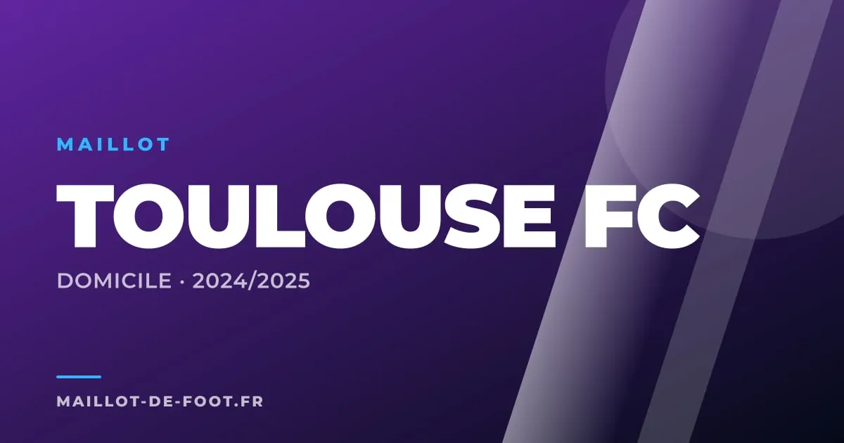 Maillot domicile Toulouse FC 2024-2025 violet